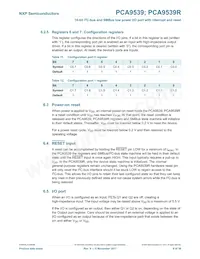 PCA9539RPW Datasheet Page 9