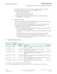 PCAL6416AEX1Z Datasheet Page 3