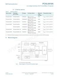 PCAL6416AEX1Z Datasheet Page 4