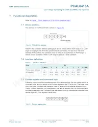 PCAL6416AEX1Z Datasheet Pagina 9