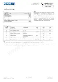 PI4GTL2034LE Datasheet Page 3