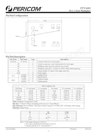 PT7C4502-2WF Datasheet Pagina 2