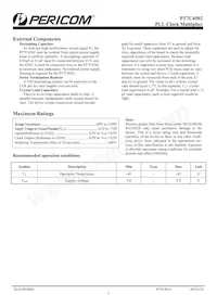 PT7C4502-2WF Datasheet Pagina 3