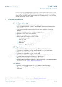 SAF3560HV/V1103 Datasheet Page 2