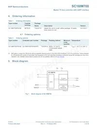 SC18IM700IPW數據表 頁面 2