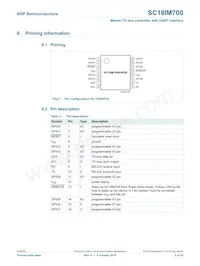 SC18IM700IPW Datasheet Page 3