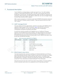 SC18IM700IPW Datasheet Page 4