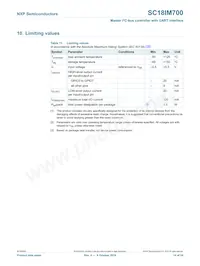 SC18IM700IPW Datasheet Page 14