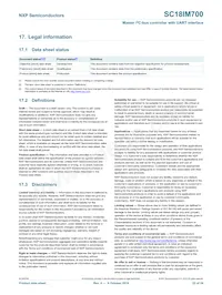 SC18IM700IPW Datasheet Page 22