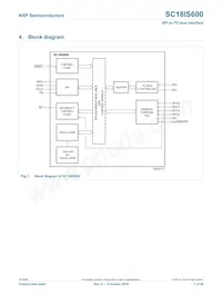 SC18IS601IBS Datasheet Page 3