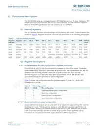 SC18IS601IBS Datasheet Page 5