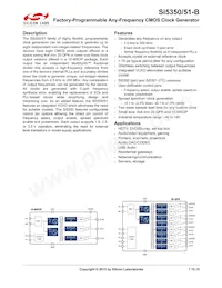 SI5350A-B08768-GM Datasheet Cover