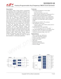 SI5350A-B08768-GM Datasheet Copertura