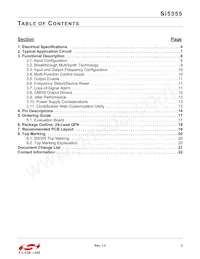 SI5355A-B08705-GM Datenblatt Seite 3