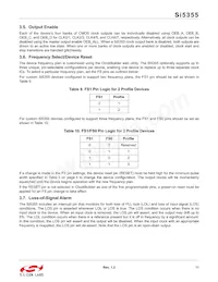 SI5355A-B08705-GM Datasheet Pagina 11