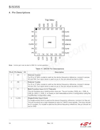 SI5355A-B08705-GM Datasheet Page 14