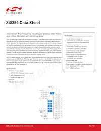 SI5386E-E-GMR Datenblatt Cover