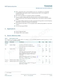 TDA8026ET/C3E數據表 頁面 2