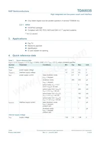 TDA8035HN/C2/S1QL數據表 頁面 2