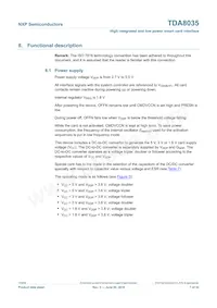 TDA8035HN/C2/S1QL Datasheet Pagina 7