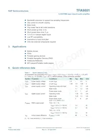 TFA9881UK/N1 Datasheet Pagina 2