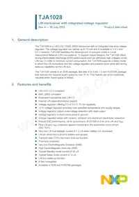 TJA1028T/5V0/20/DZ Datasheet Copertura