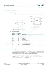 TJA1028T/5V0/20/DZ數據表 頁面 4