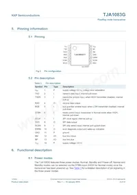 TJA1083GTT/0Z數據表 頁面 4