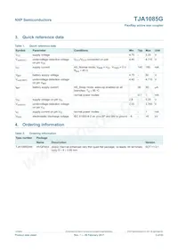 TJA1085GHN/0Z Datasheet Pagina 3