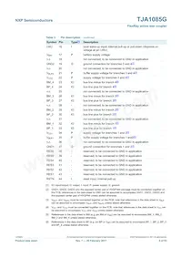 TJA1085GHN/0Z Datasheet Pagina 6