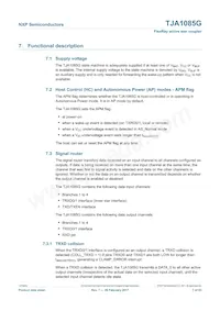 TJA1085GHN/0Z Datasheet Pagina 7