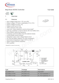 TLE63892GV50XUMA1 Datasheet Copertura