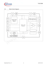 TLE63892GV50XUMA1 Datasheet Pagina 3