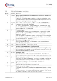 TLE63892GV50XUMA1 Datasheet Pagina 4