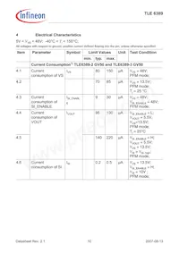 TLE63892GV50XUMA1 Datasheet Pagina 10