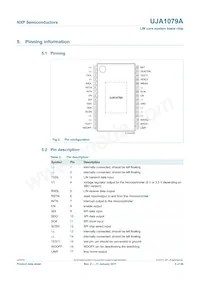 UJA1079ATW/5V0/WD Datasheet Page 5