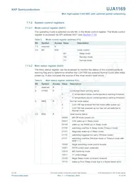 UJA1169TK/X/FZ數據表 頁面 11