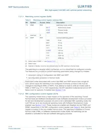 UJA1169TK/X/FZ Datasheet Page 13