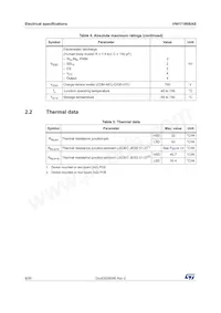 VNH7100BASTR Datasheet Page 8