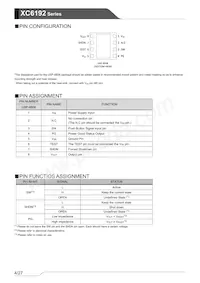 XC6192B515ER-G Datasheet Pagina 4