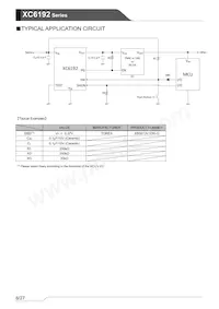 XC6192B515ER-G Datenblatt Seite 8