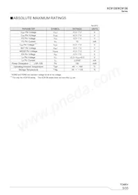 XC9136N50CDR-G Datasheet Pagina 5