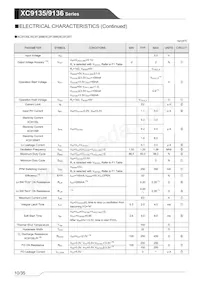 XC9136N50CDR-G Datasheet Page 10