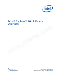 10CL080YF780C6G Datasheet Cover