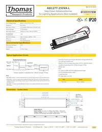 480:277-250VA-L Datasheet Cover