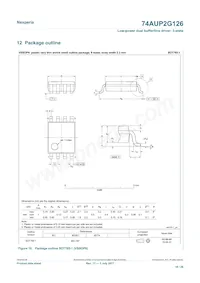 74AUP2G126GD Datasheet Page 16