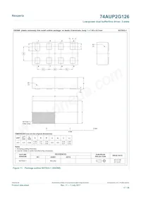 74AUP2G126GD Datasheet Page 17
