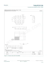 74AUP2G126GD Datasheet Page 21