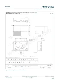 74AUP2G126GD Datasheet Page 22
