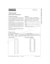 74VHC161284MTDX Datasheet Pagina 2